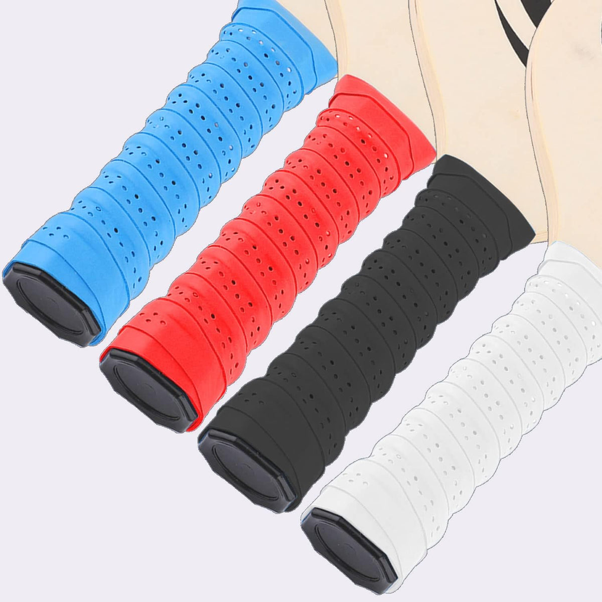 4Pcs Pickleball Paddle Grip Tape, Pickleball Racket Tape Tennis Racket Grip Tape Moisture Wicking Comfortable Replacement Grip Tape Handle Wrap for Pickle Ball Paddle Badminton